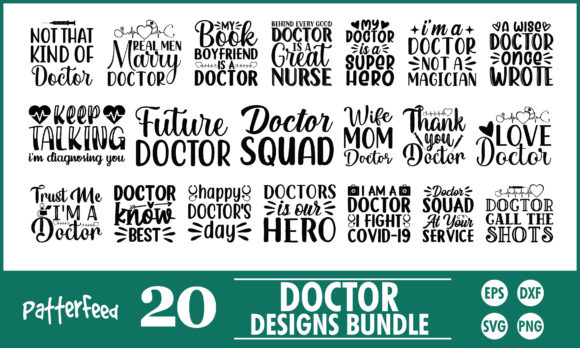 Doctor SVG Designs Bundle: Graphics and Crafts