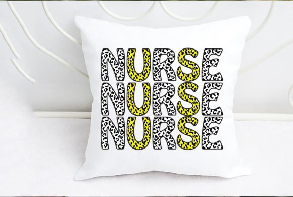 Leopard Nurse Sublimation Design for Graphics and Crafts