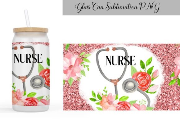 Nurse Can Glass Wrap Medical Beer Can Graphics