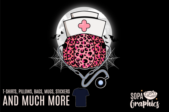 Nurse Halloween Pumpkin Stethoscope Png: Graphics and Crafts