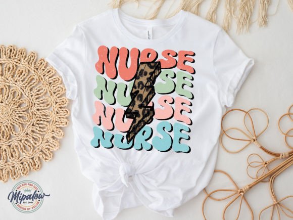 Nurse Png, Groovy Wavy Retro: Graphics & Crafts