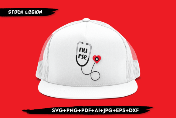 Nurse Stethoscope Heart Graphics and Crafts