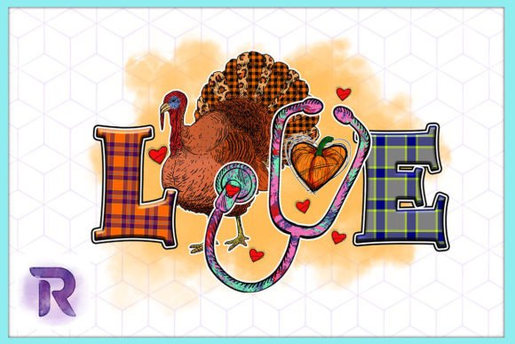 Nurse Thanksgiving Turkey Sublimation Graphics